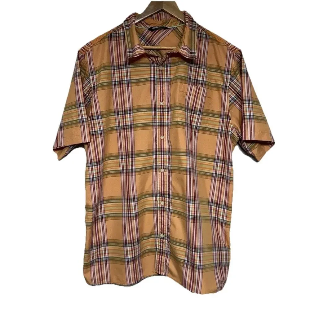 The North Face Shirt Men's XL Pacific Coast Button Down Quick Dry Short Sleeve
